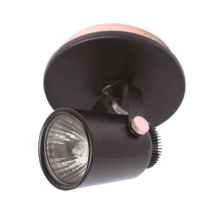 Xtricity - Plafonnier à 1 Tête, Largeur de 5.11'', De la Collection Walter, Noir - Simple Boutique