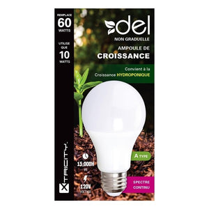 Xtricity ampoule de croissance del type a/10w/120v/e26 - Simple Boutique