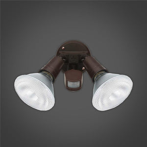 Xtricity détecteur de mouvement à 2 têtes 180w maximum brun - Simple Boutique