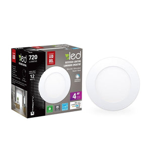 Xtricity encastré del 4'' 12w/720l/5000k/rond-blanc/1pk - Simple Boutique