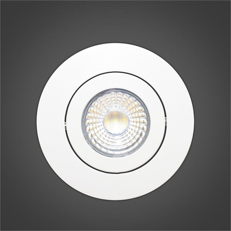 Xtricity encastré inclinable del 4'' 10w/750l/3000k rond-blanc 1pk - Simple Boutique