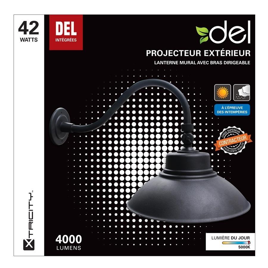 Xtricity fixture extérieur de sécurité del 14''/42w/4000l/5000k lumière du jour - Simple Boutique