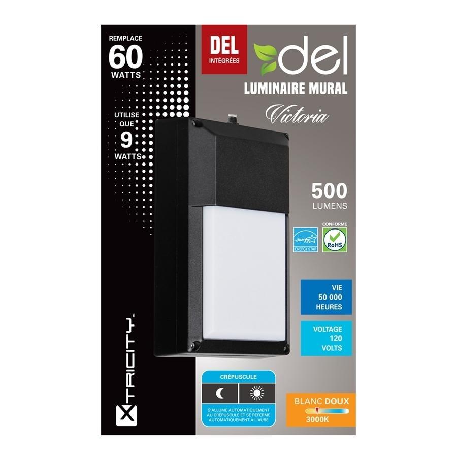 Xtricity luminaire mural del 9w/120v/3000k blanc doux Victoria - Simple Boutique