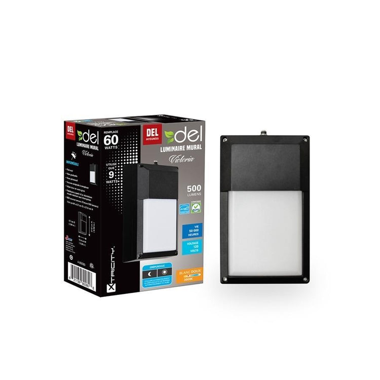 Xtricity luminaire mural del 9w/120v/3000k blanc doux Victoria - Simple Boutique