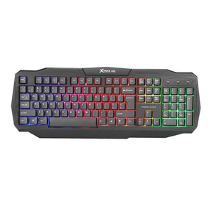 Xtrike Me CM-406 - Ensemble de Clavier, Souris, Casque et Tapis, Filaire avec Rétro-Éclairage - Simple Boutique
