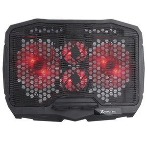Xtrike Me FN-802 - Système de Refroidissement pour Ordinateur Portable avec Rétro-Éclairage Rouge - Simple Boutique