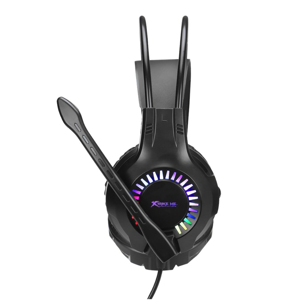 Xtrike Me GH-709 - Casque de Jeu Filaire, Rétro-Éclairé avec Microphone, Noir - Simple Boutique