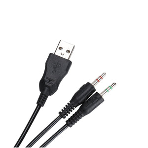 Xtrike Me GH-709 - Casque de Jeu Filaire, Rétro-Éclairé avec Microphone, Noir - Simple Boutique