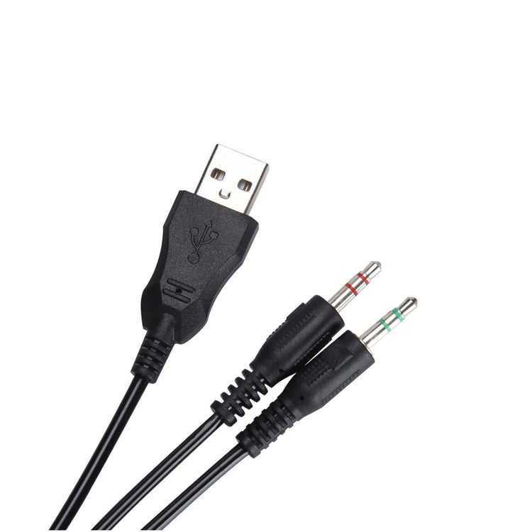 Xtrike Me GH-709 - Casque de Jeu Filaire, Rétro-Éclairé avec Microphone, Noir - Simple Boutique