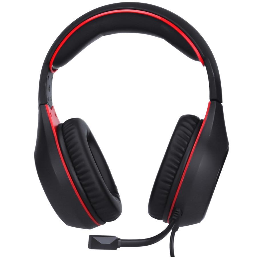 Xtrike Me GH-710 - Casque de Jeu Filaire, Rétro-Éclairé avec Microphone, Noir - Simple Boutique