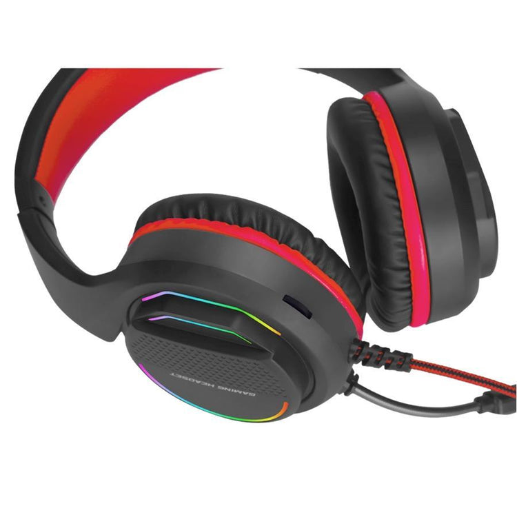 Xtrike Me GH-903 - Casque de Jeu 7.1 Surround, Filaire, Rétro-Éclairé avec Microphone, Noir - Liquidation Vente Finale - Simple Boutique