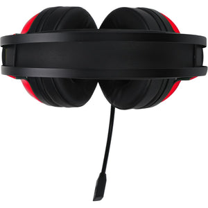 Xtrike Me GH-908 - Casque de Jeu 7.1 Surround, Filaire avec Microphone, Rouge - Simple Boutique