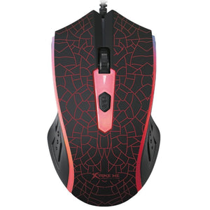Xtrike Me GM-206 - Souris de Jeu Optique, Filaire avec 4 Boutons et Rétro-Éclairage à 7 Couleurs, DPI 800/1000/1200, Noir - Simple Boutique