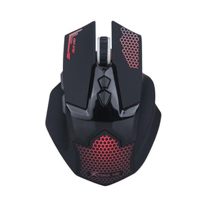 Xtrike Me GM-216 - Souris de Jeu Optique, Filaire avec 7 Boutons et Rétro-Éclairage, DPI 1200 à 3600, Noir - Simple Boutique