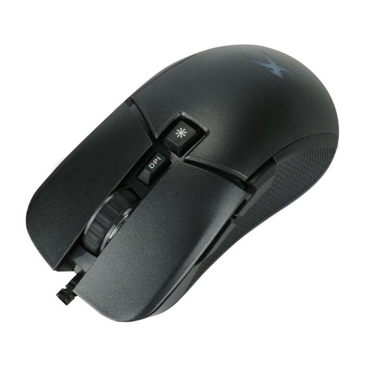 Xtrike Me GM-310 - Souris de Jeu Optique, Filaire avec 7 Boutons et Rétro-Éclairage, DPI 800 à 6400, Noir - Simple Boutique