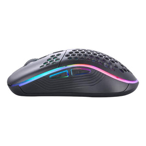 Xtrike Me GM-512 - Souris de Jeu Optique Filaire à 7 Boutons, DPI:800/1600/2400/3200/4800/6400 Avec Rétro-Éclairage RGB, Noir - Simple Boutique