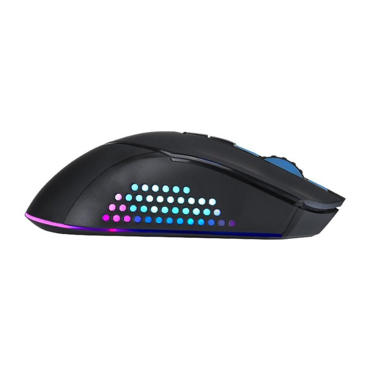 Xtrike Me GM-912 - Souris de Jeu Optique Filaire à 7 Bouttons, DPI: 1000/1600/2400/3200/5000 avec Rétro-Éclairage RGB, Noir - Simple Boutique