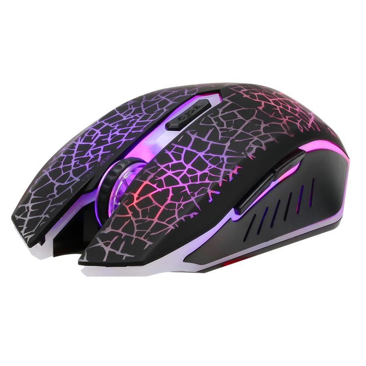 Xtrike Me GM205 - Souris de Jeu Optique, Filaire avec 6 Boutons et Rétro-Éclairage à 7 Couleurs, DPI 800 à 3200, Noir - Simple Boutique