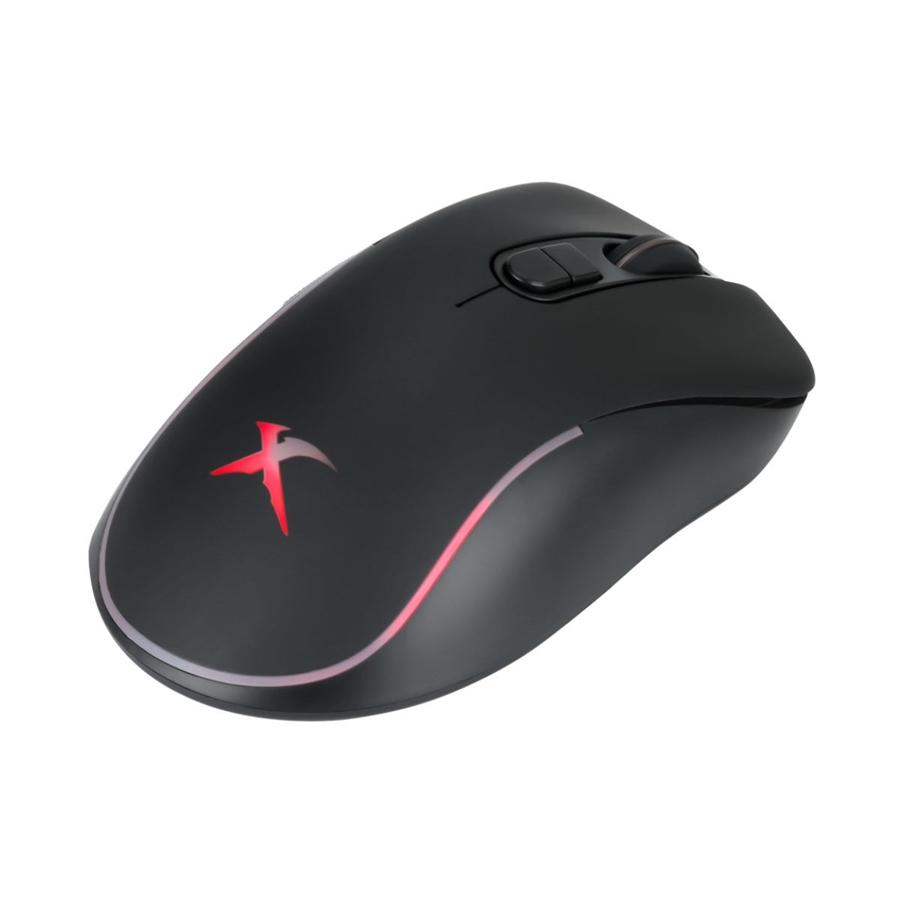 Xtrike Me GMP-290 - Ensemble de Souris de Jeu Optique, Filaire DPI 1200 à 3600 et Tapis de Souris Rouge - Simple Boutique