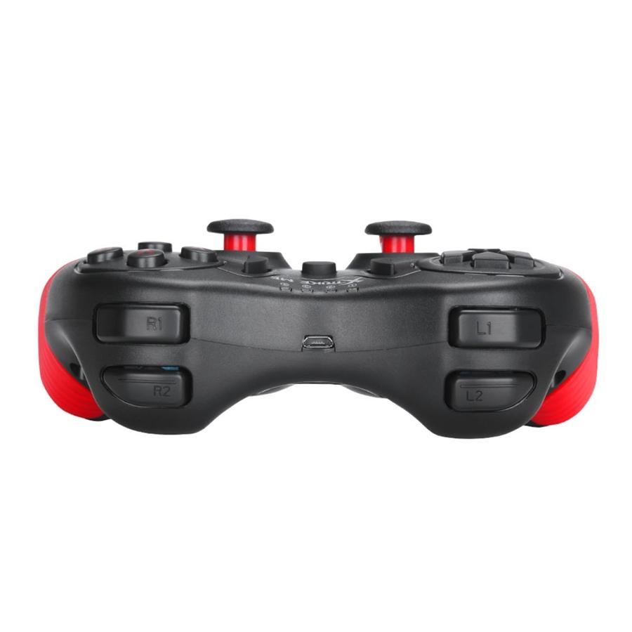 Xtrike Me GP-45 - Manette de Jeu Sans-Fil avec Batterie Intégrée, Bluetooth ou Filaire, Pour Android et PC, Noir - Simple Boutique