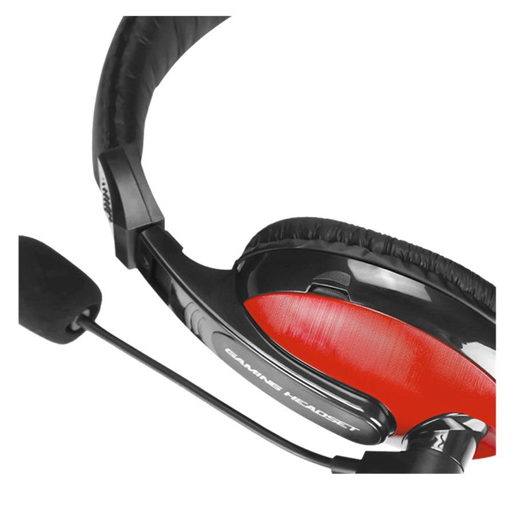 Xtrike Me HP-307 - Casque de Jeu Filaire, Supra-Auriculaire avec Microphone, Rouge - Simple Boutique