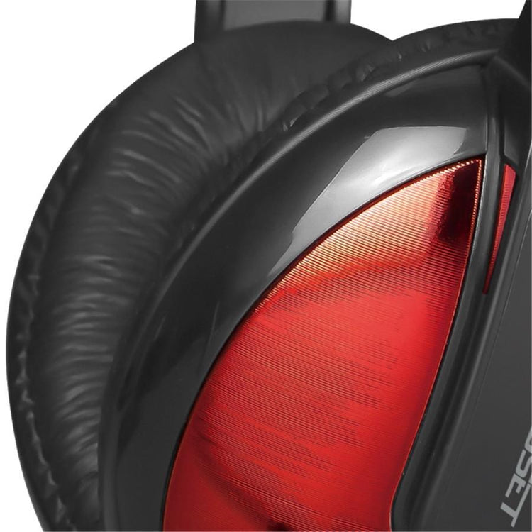 Xtrike Me HP-307 - Casque de Jeu Filaire, Supra-Auriculaire avec Microphone, Rouge - Simple Boutique