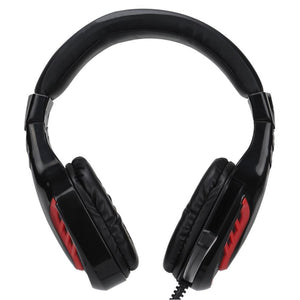 Xtrike Me HP-310 - Casque de Jeu Supra-Auriculaire, Filaire avec Microphone, Rouge - Simple Boutique
