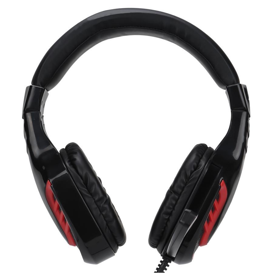 Xtrike Me HP-310 - Casque de Jeu Supra-Auriculaire, Filaire avec Microphone, Rouge - Simple Boutique