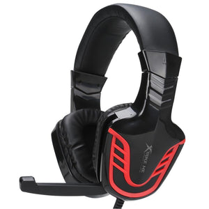 Xtrike Me HP-310 - Casque de Jeu Supra-Auriculaire, Filaire avec Microphone, Rouge - Simple Boutique