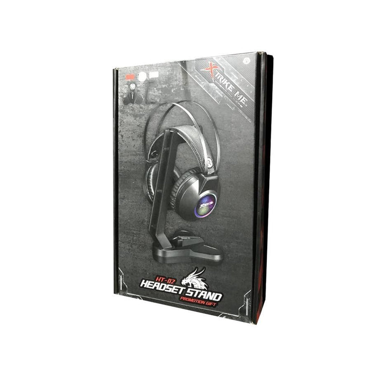 Xtrike Me HT-02 - Support pour Casque de Jeu sur Pied, Noir - Simple Boutique
