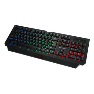 Xtrike Me KB-507 - Clavier de Jeu Filaire avec 104 Touches et Rétro-Éclairage, Noir - Simple Boutique