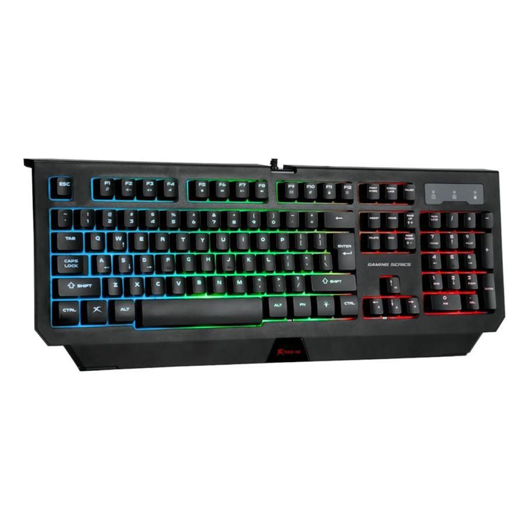 Xtrike Me KB-507 - Clavier de Jeu Filaire avec 104 Touches et Rétro-Éclairage, Noir - Simple Boutique