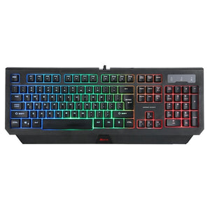Xtrike Me KB-507 - Clavier de Jeu Filaire avec 104 Touches et Rétro-Éclairage, Noir - Simple Boutique