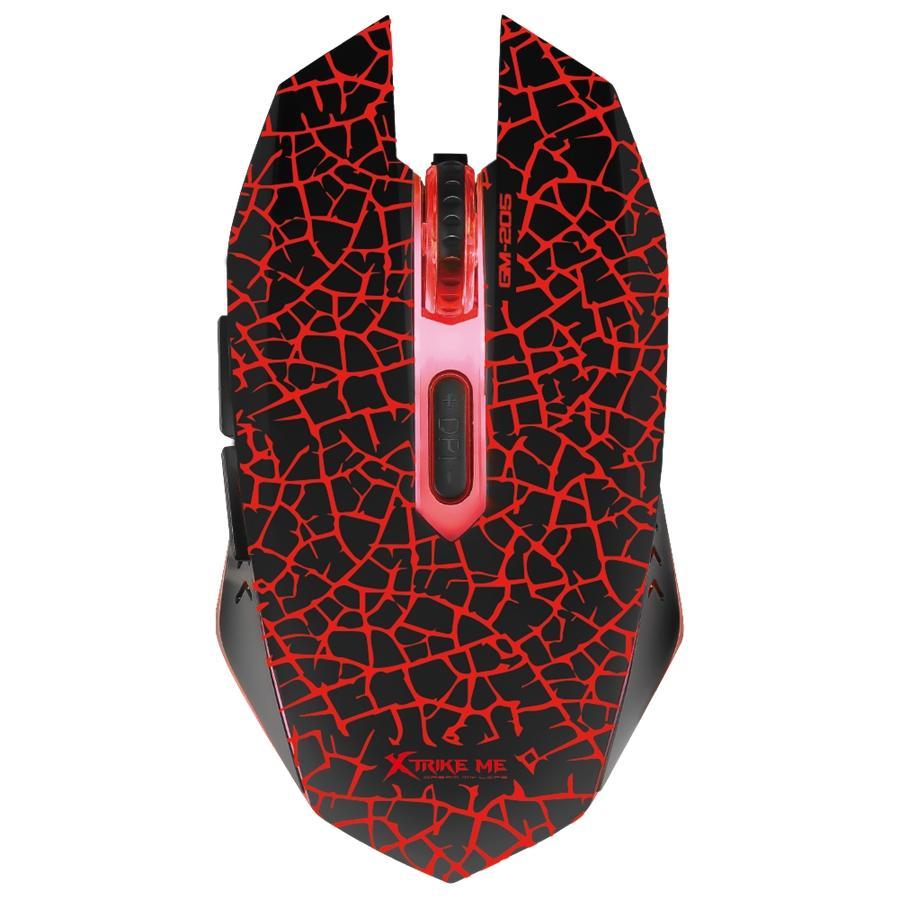 Xtrike Me MK-503 - Ensemble de Clavier et Souris de Jeu Filaire avec Rétro-Éclairage Couleurs Mixtes, Noir - Simple Boutique