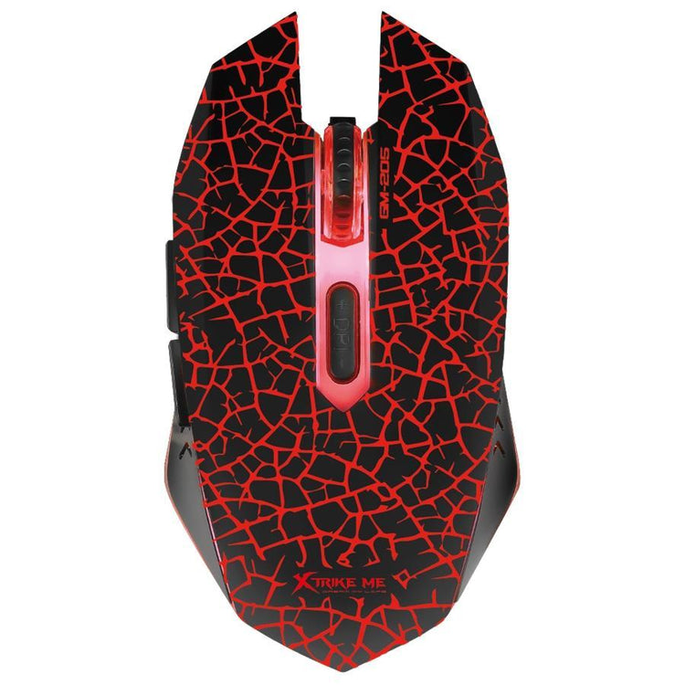 Xtrike Me MK-503 - Ensemble de Clavier et Souris de Jeu Filaire avec Rétro-Éclairage Couleurs Mixtes, Noir - Simple Boutique