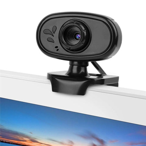 Xtrike Me - Webcam USB 2.0, 640 x 480, pour Streaming Vidéo, Conférence, Jeux, Compatible Windows et Mac OS, Noir