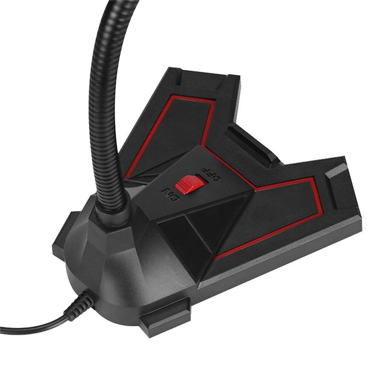 Xtrike Me XMC-01 - Microphone de Jeu, Prise 3.5mm, Haute-Sensibilité avec Bras Flexible, Noir - Simple Boutique