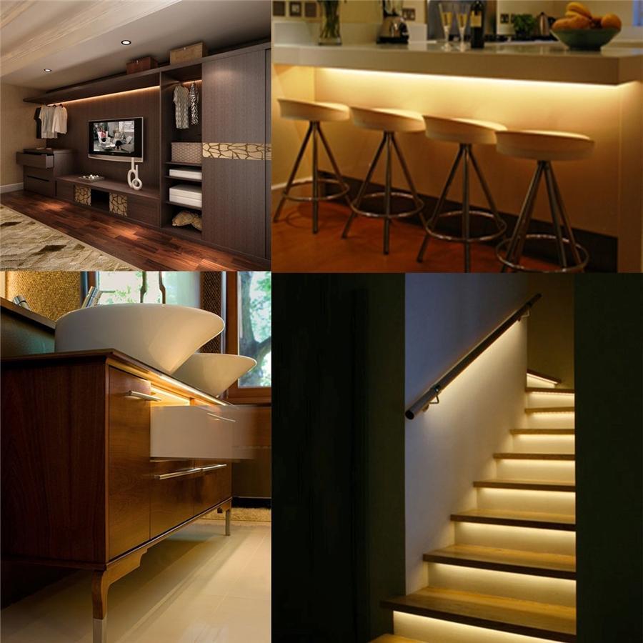 Yoho Canaux en Aluminium avec Diffuseurs pour Bandes Lumineuses LED, 17.5x8mm, Paquet de 10 - Simple Boutique