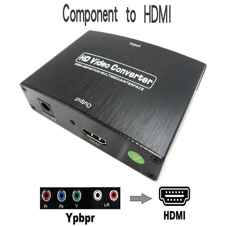 Yoho Convertisseur Composant Vers HDMI , 4K HDR, 3D, Compatible avec Téléviseur, Moniteur et Plus - Simple Boutique