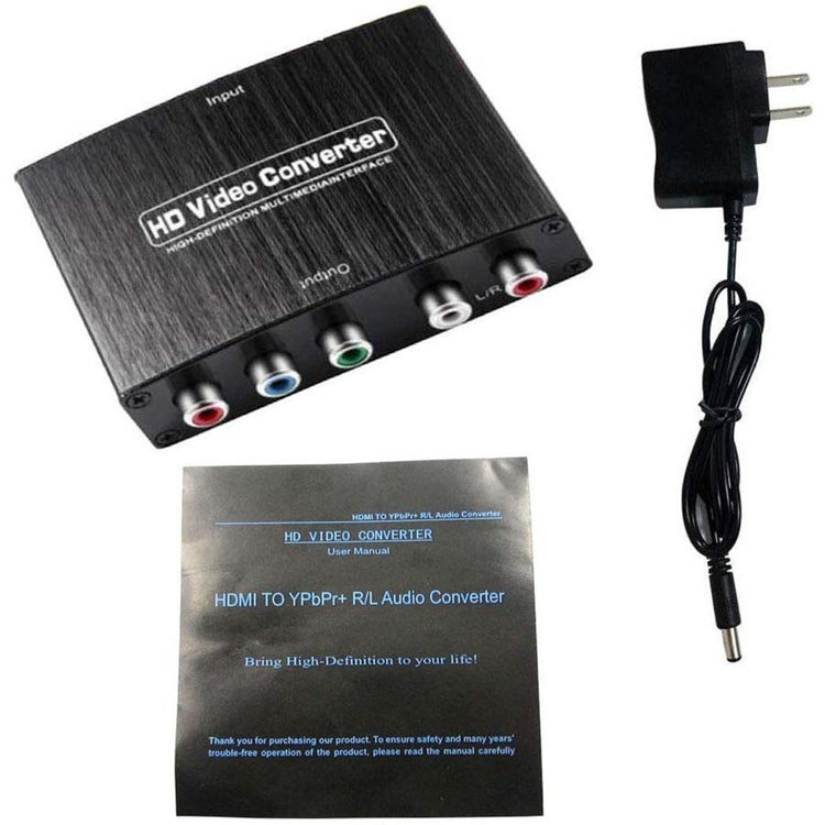 Yoho Convertisseur HDMI vers Composant , 4K HDR, 3D, Compatible avec Console de Jeux, Ordinateur Portable et Plus - Simple Boutique