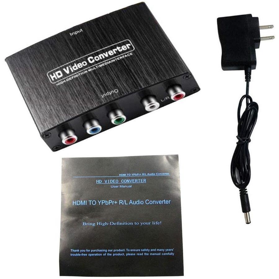 Yoho Convertisseur HDMI vers Composant , 4K HDR, 3D, Compatible avec Console de Jeux, Ordinateur Portable et Plus - Simple Boutique