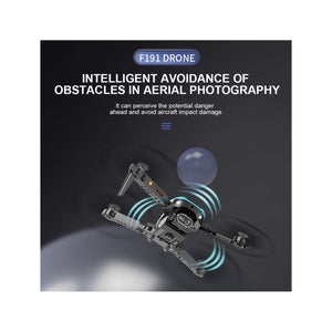 ZFR - Drone avec Double Objectif 4K avec Boite de Rangement et Télécommande, Streaming/Video en Direct, Noir - Simple Boutique