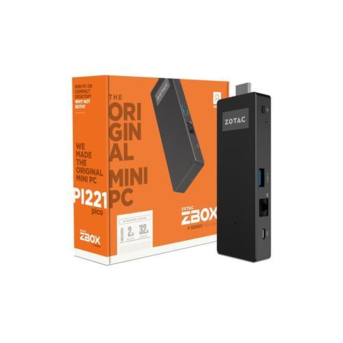 Zotac ZBOX-PI221-W2B Mini-Ordinateur Portable Stick HDMI Pour Télévison Sans Ventilateur - Simple Boutique