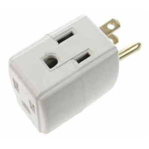 eLink EL-683 Multiprise Murale Cubique À 3 Prise Blanc - Simple Boutique