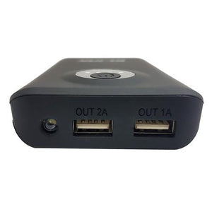 eLink Powerbank 2 Ports USB Avec Lampe De Poche 6800Mah - Simple Boutique