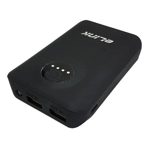 eLink Powerbank 2 Ports USB Avec Lampe De Poche 6800Mah - Simple Boutique