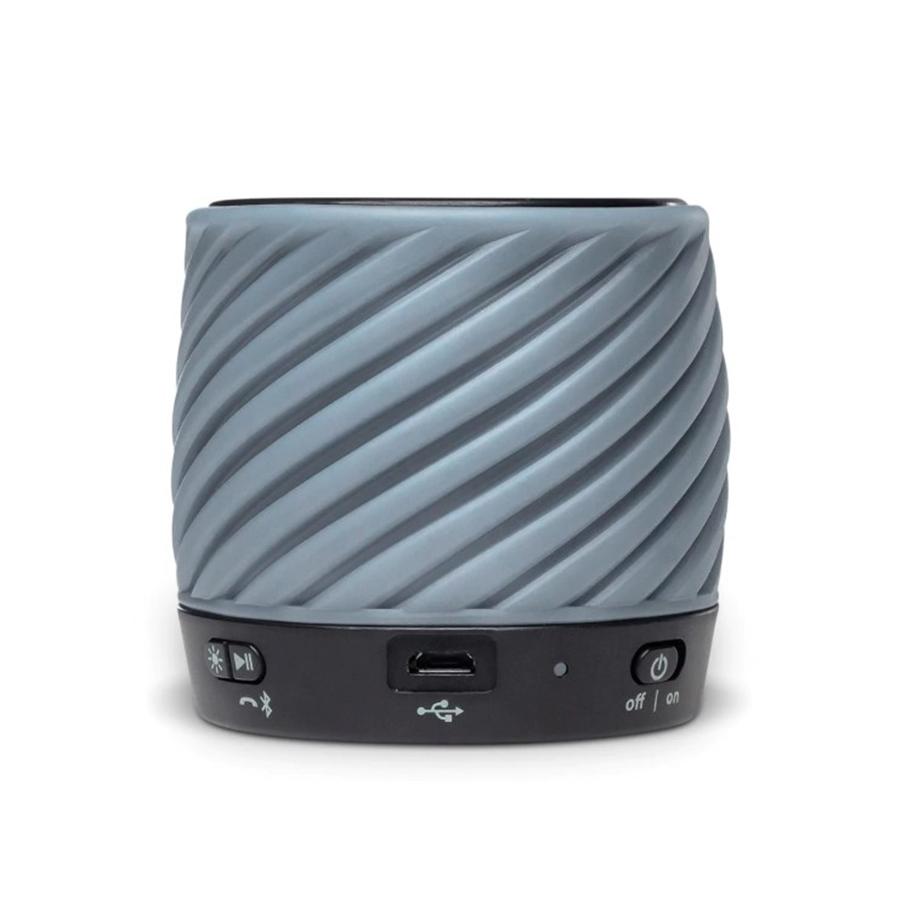 iHome IBT50BC Haut-Parleur Bluetooth avec Éclairage aux Couleur Changeantes avec Microphone pour les Appels, Noir - Simple Boutique