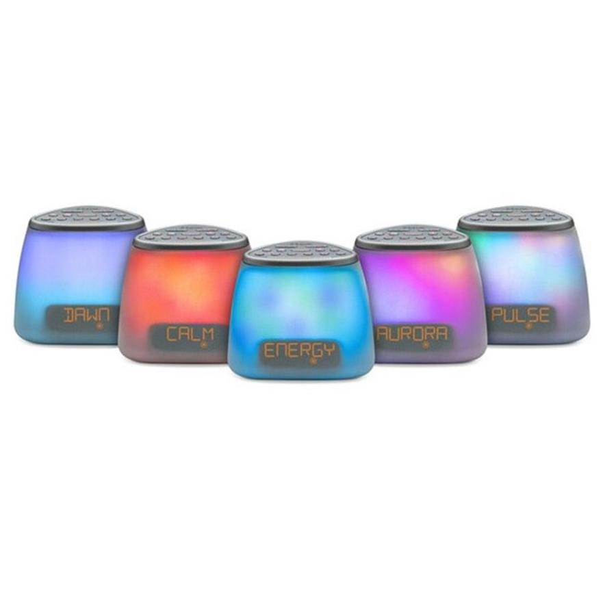 iHome IZBT7WC Appareil de Thérapie de Sommeil à Chevet Changeant de Couleur Bluetooth, Blanc - Simple Boutique