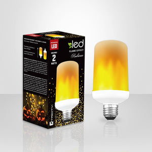 Xtricity effet de flamme del 2w/120v/1800k blanc doux - emballage - Simple Boutique