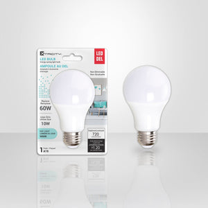 Xtricity - Ampoule DEL à économie d'énergie, 10W, Culot E26, 5000K Lumière du Jour - emballage - Simple Boutique